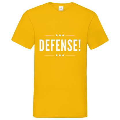 Defense - V-Neck T-Shirt dark