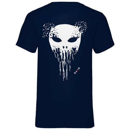 B dot K eco  Mask back - V-Neck T-Shirt dark