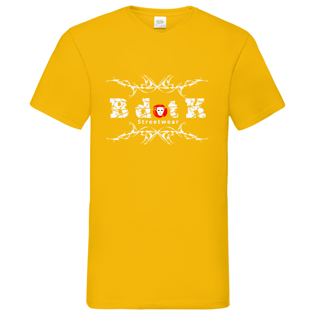 B dot K Streetware - V-Neck T-Shirt - dark