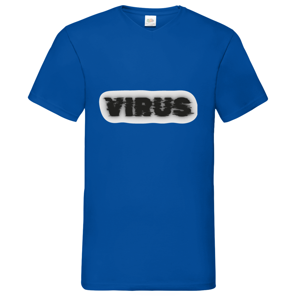 Virus - V-Neck T-Shirt - bright