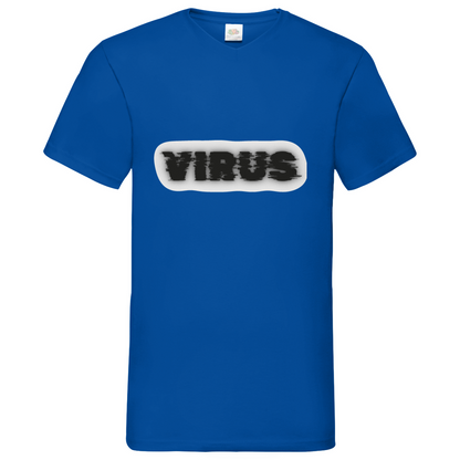 Virus - V-Neck T-Shirt - bright