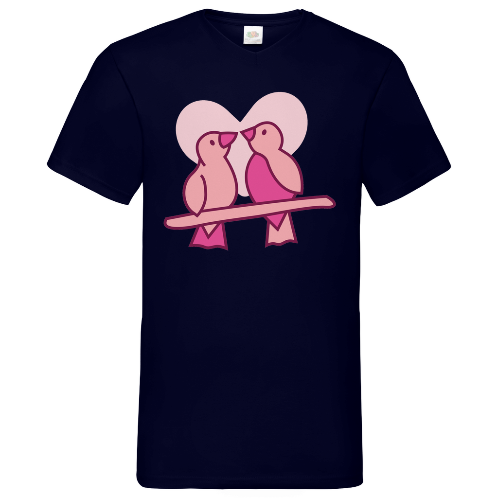 Couple Bird - V-Neck T-Shirt