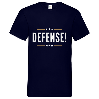 Defense - V-Neck T-Shirt dark
