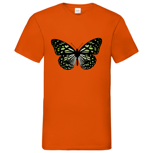 Butterfly green - V-Neck T-Shirt