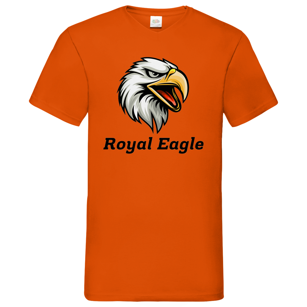 Eagle - V-Neck T-Shirt - bright