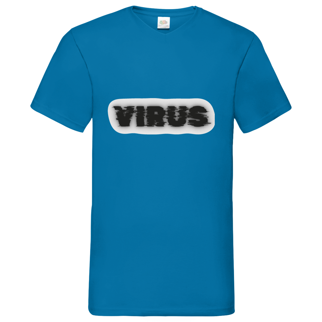 Virus - V-Neck T-Shirt - bright