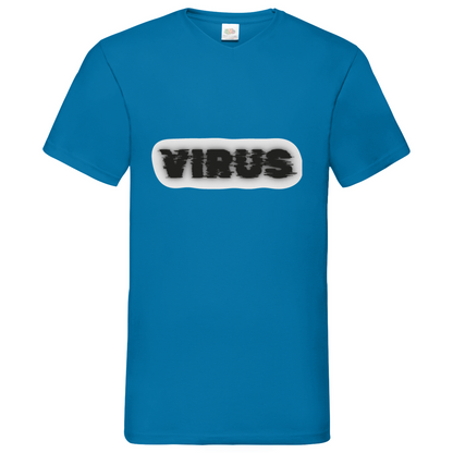 Virus - V-Neck T-Shirt - bright