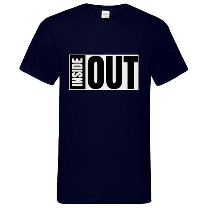 Inside Out - V-Neck T-Shirt - dark