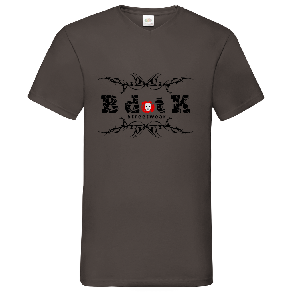B dot K Streetware - V-Neck T-Shirt - bright