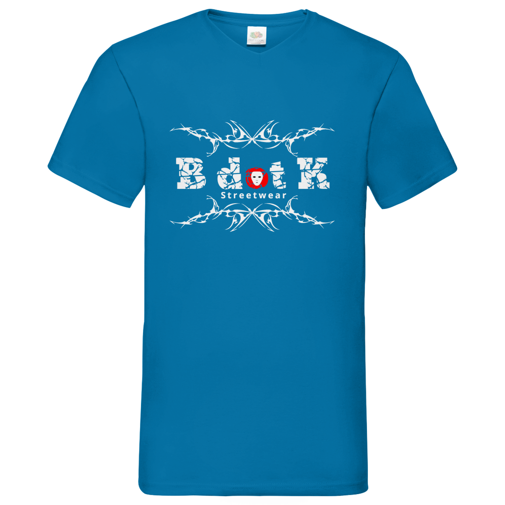 B dot K Streetware - V-Neck T-Shirt - dark
