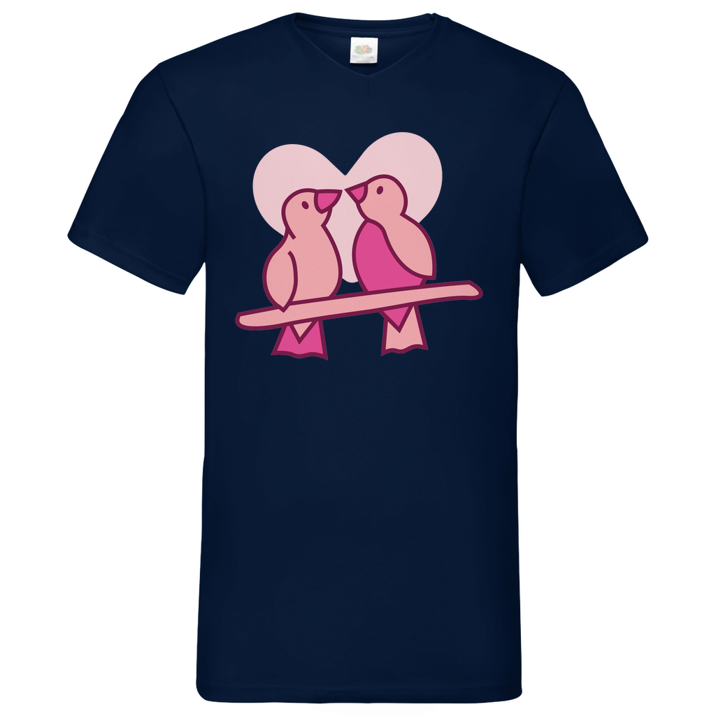 Couple Bird - V-Neck T-Shirt