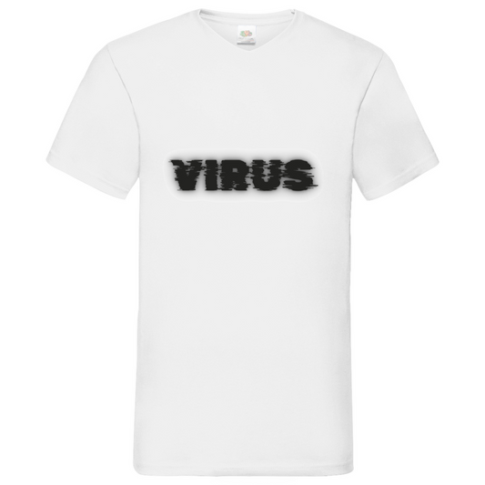 Virus - V-Neck T-Shirt - bright