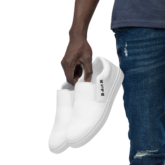 College shoes white B dot K