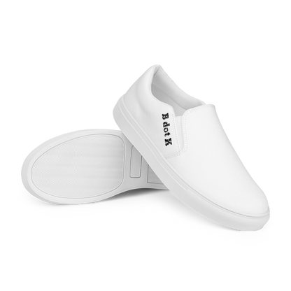 College shoes white B dot K