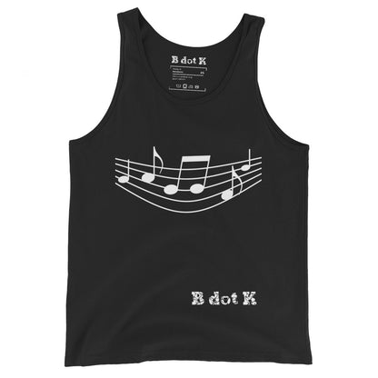 Tank Top sports Sound - B dot K Unisex dark