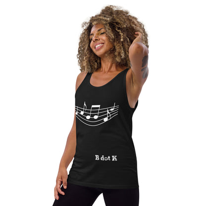 Tank Top sports Sound - B dot K Unisex dark