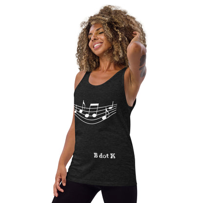Tank Top sports Sound - B dot K Unisex dark