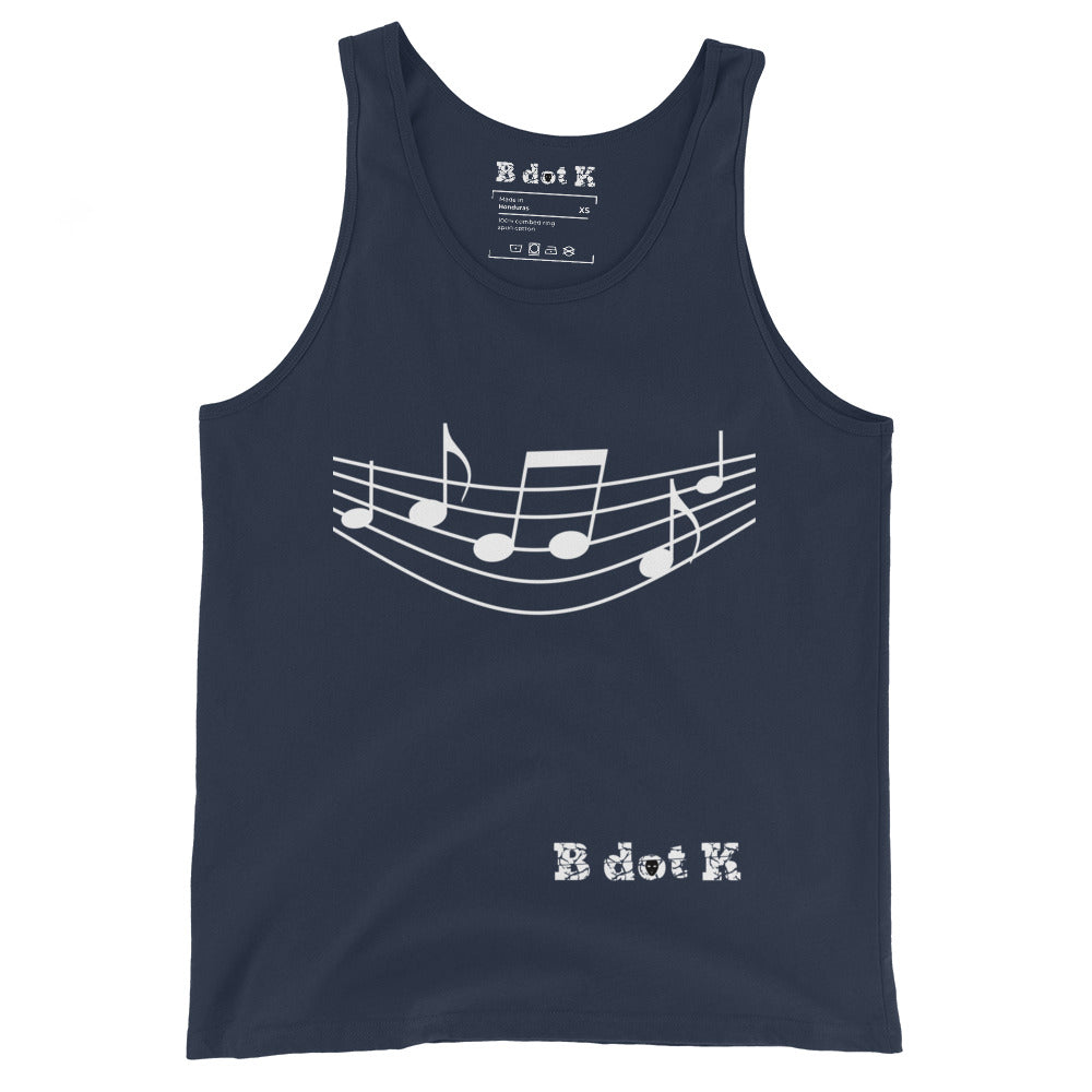 Tank Top sports Sound - B dot K Unisex dark