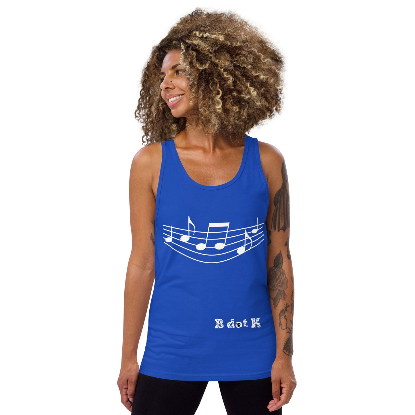 Tank Top sports Sound - B dot K Unisex dark