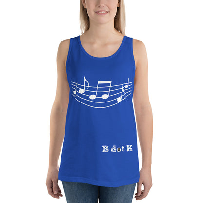 Tank Top sports Sound - B dot K Unisex dark
