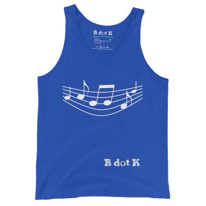 Tank Top sports Sound - B dot K Unisex dark