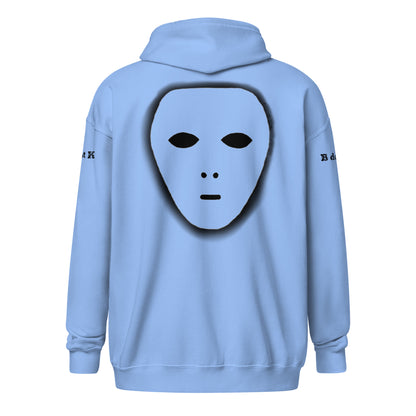 Zip Hoodie - Mask B dot K Unisex bright
