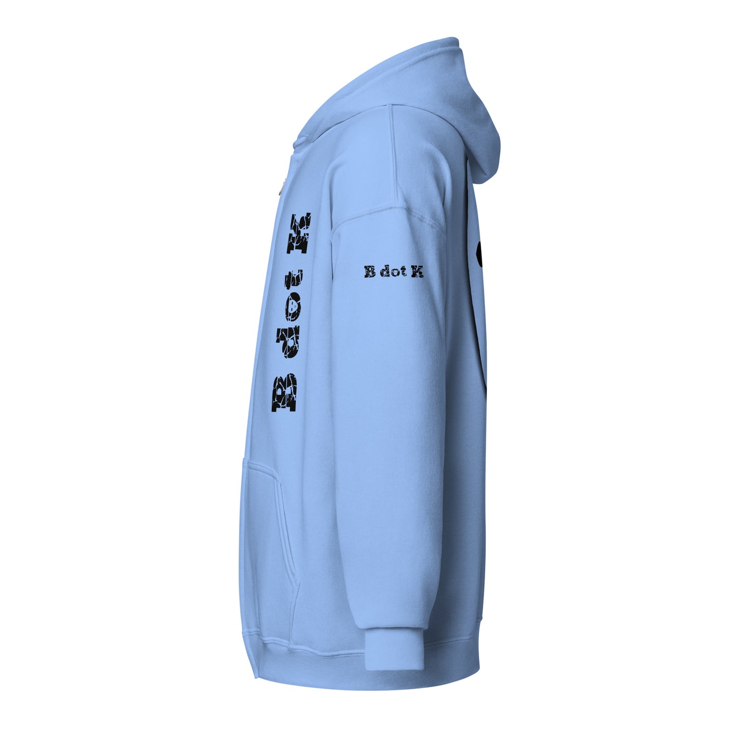 Zip Hoodie - Mask B dot K Unisex bright