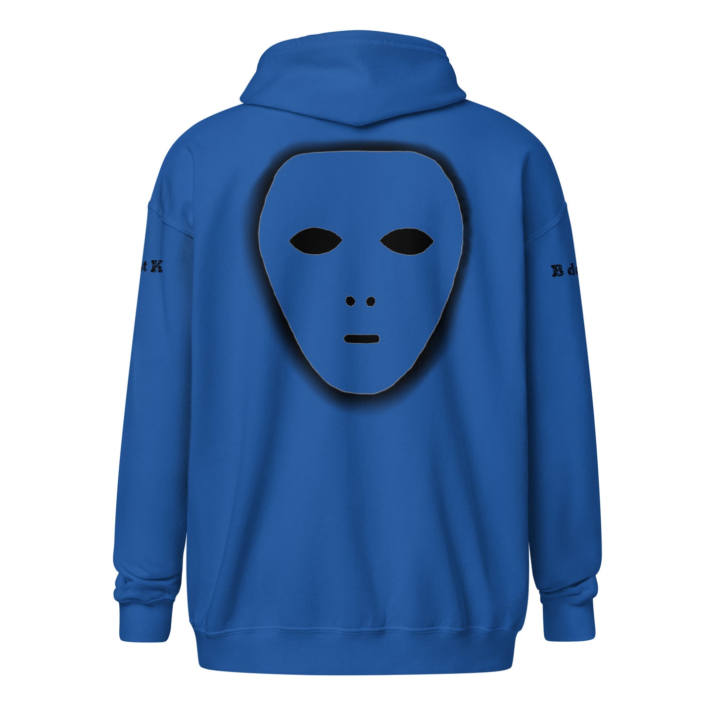 Zip Hoodie - Mask B dot K Unisex bright