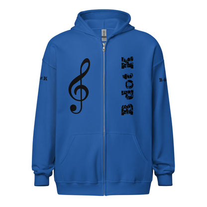 Zip Hoodie - Mask B dot K Unisex bright