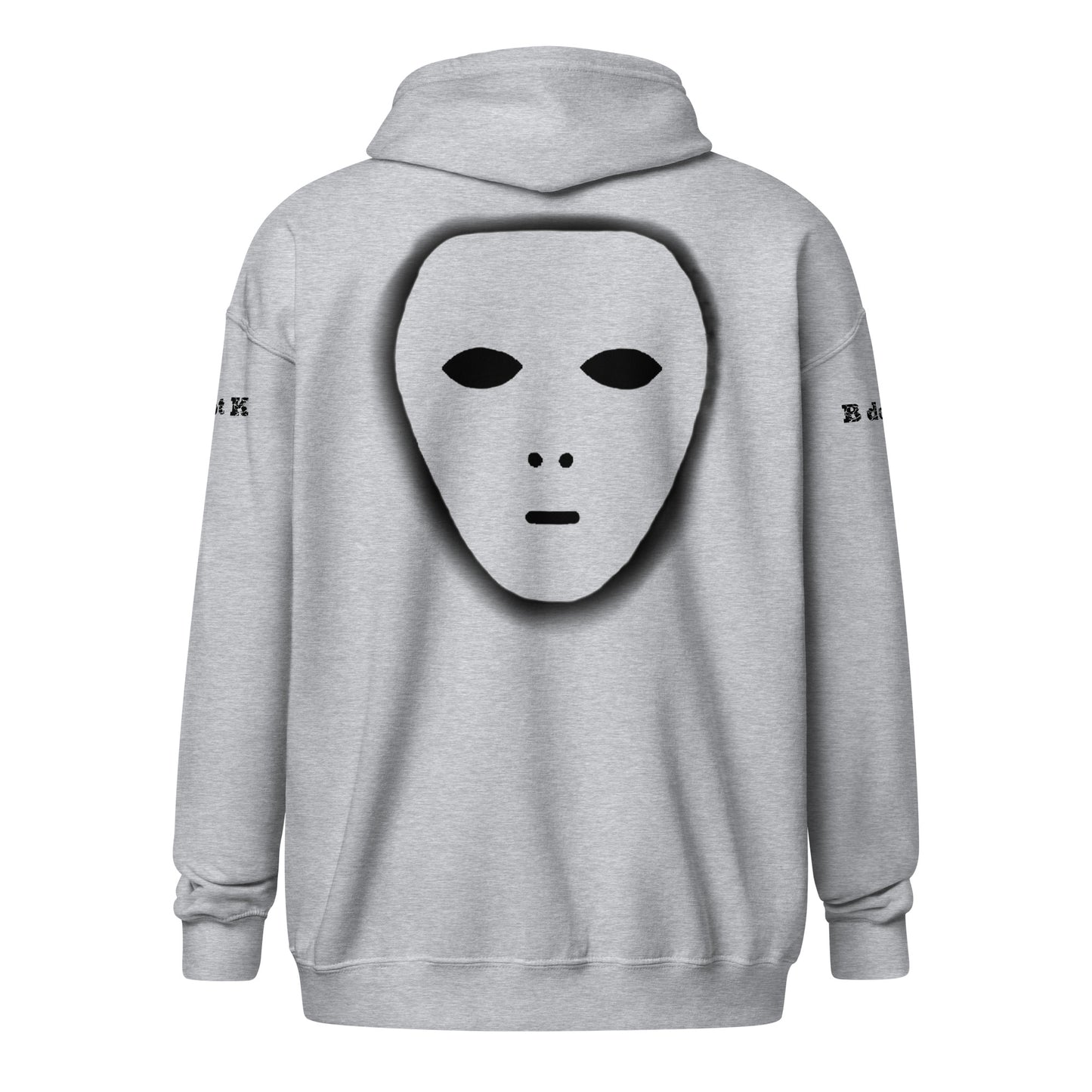 Zip Hoodie - Mask B dot K Unisex bright