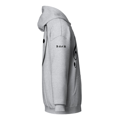 Zip Hoodie - Mask B dot K Unisex bright
