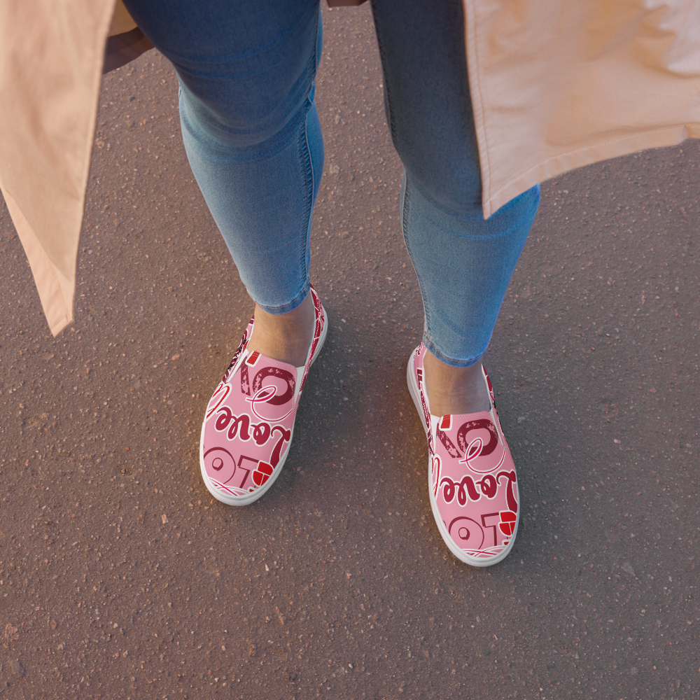 College shoes Love (W) B dot K